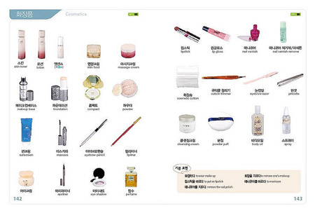 化妆品类韩语