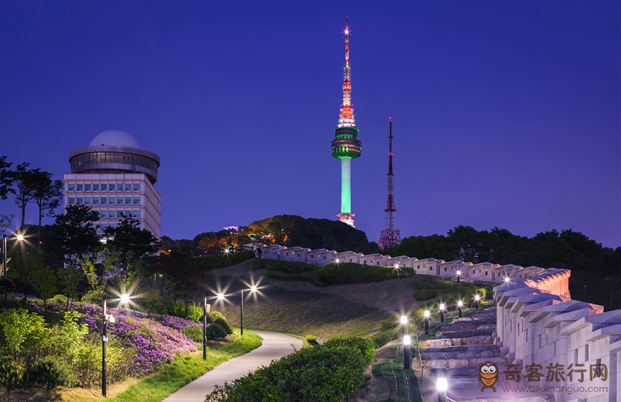 首尔夜景约会地——南山N首尔塔