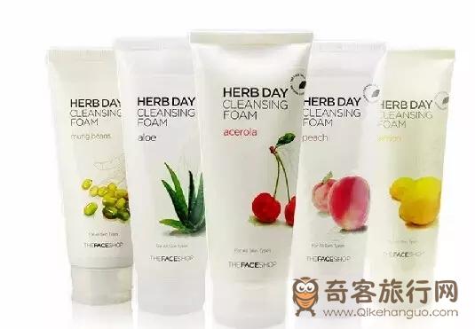 the face shop 洗面奶