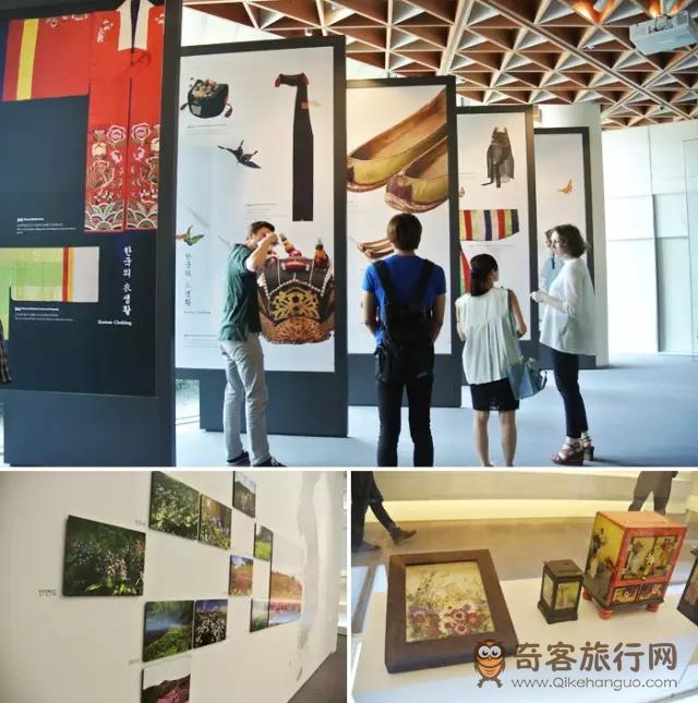 韩国文化展览室和企划展览室