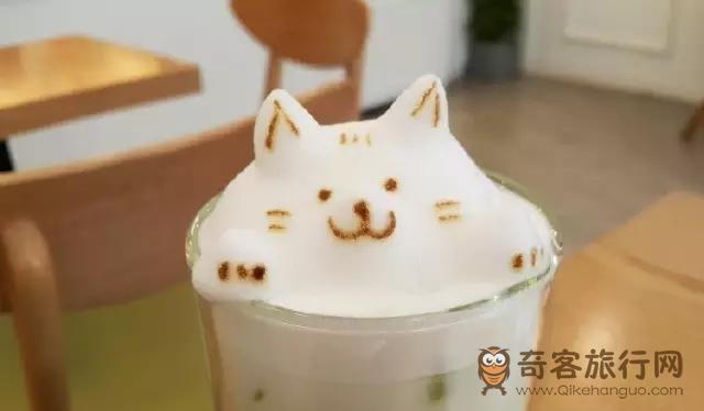 猫咪咖啡图片